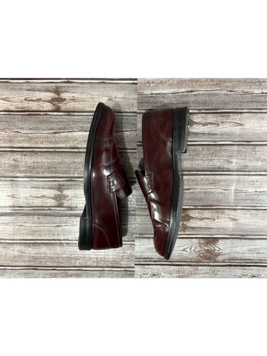 Harrys of London Classic Leather Penny Loafers size 42 US 9 color burgundy main image 4